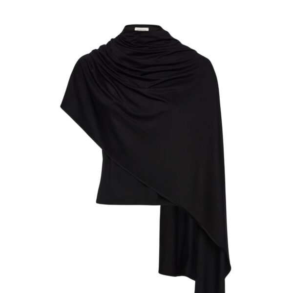 Magda Butrym Fitted t-shirt with scarf in black