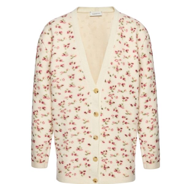 Magda Butrym Floral cardigan in cream