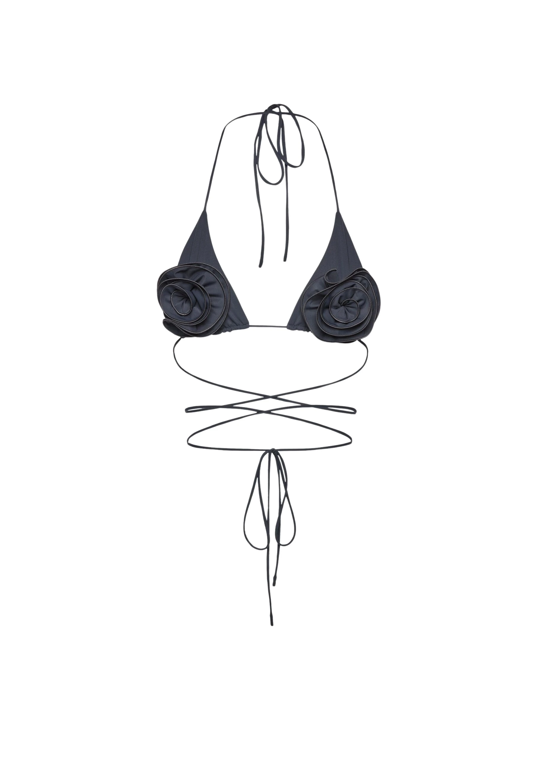 Magda-Butrym-Floral-strappy-triangle-bikini-top-in-grey-scaled13139_nobg Magda Butrym Floral strappy triangle bikini top in grey