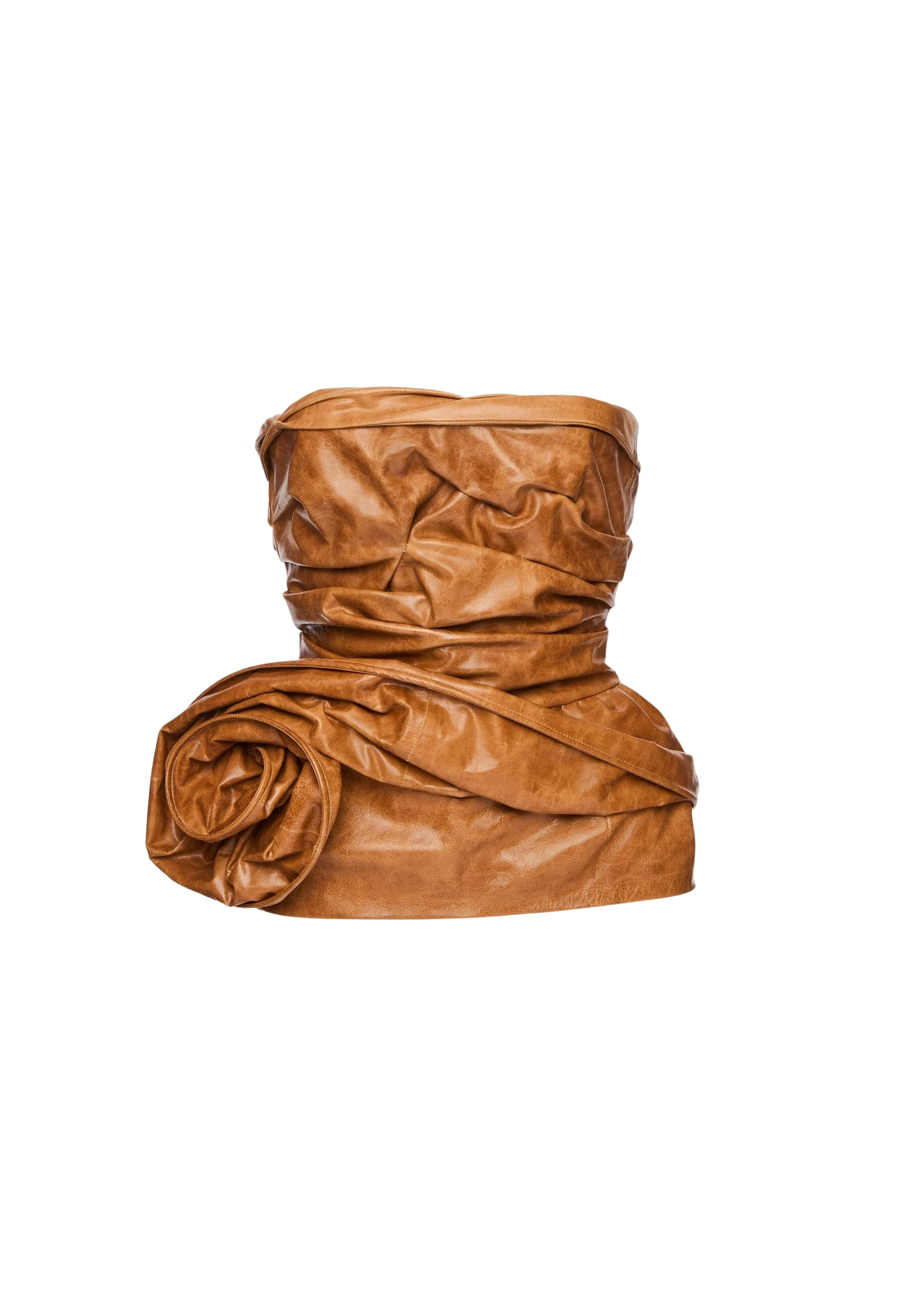 Magda-Butrym-Flower-peplum-leather-corset-top-in-camel-scaled61637_nobg Magda Butrym Flower peplum leather corset top in camel