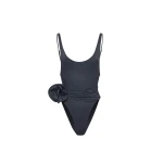 Magda Butrym Flower scoop neck swimsuit in grey