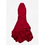 Magda Butrym High-neck dress with adjustable skirt in red