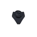 Magda Butrym High-waisted flower appliqué swim bottom in grey