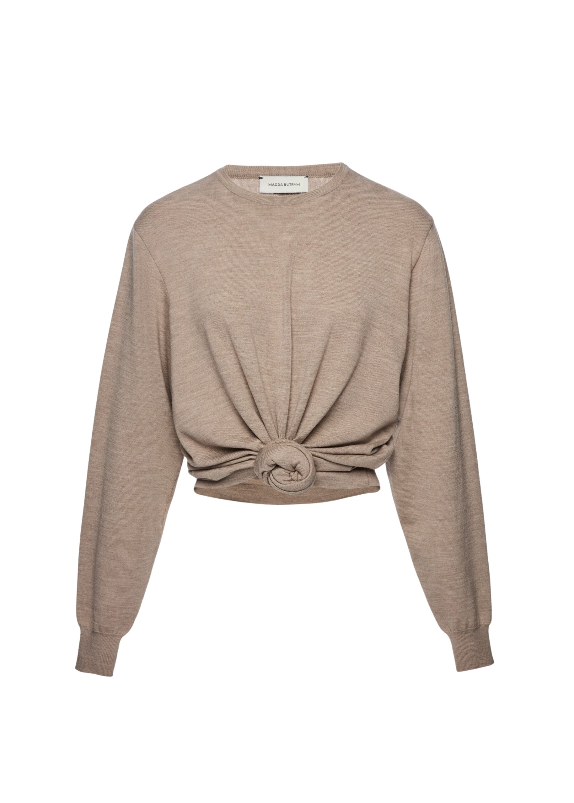 Magda Butrym Knotted longsleeve in beige