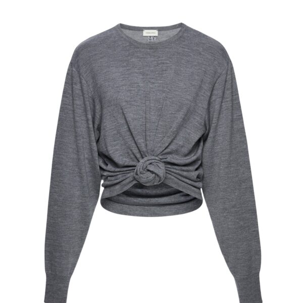 Magda Butrym Knotted longsleeve in grey