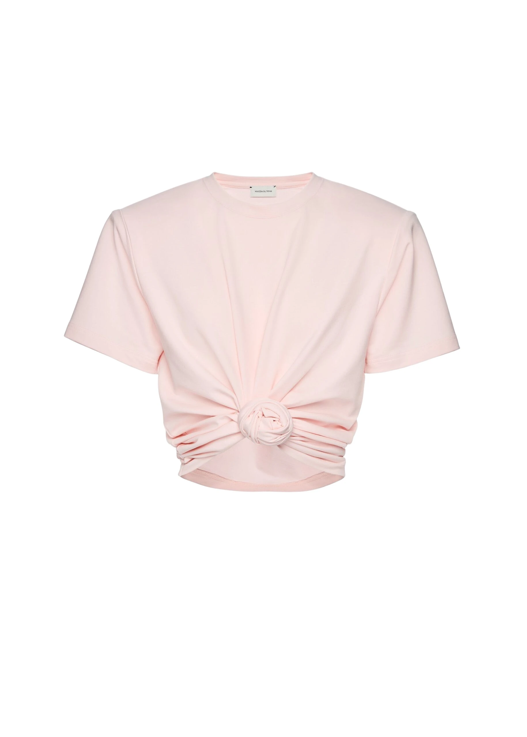 Magda Butrym Knotted t-shirt in pink