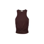 Magda Butrym Knotted tank top in brown