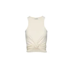 Magda Butrym Knotted tank top in cream