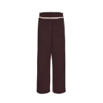 Magda Butrym Lace-detail sweatpants in brown