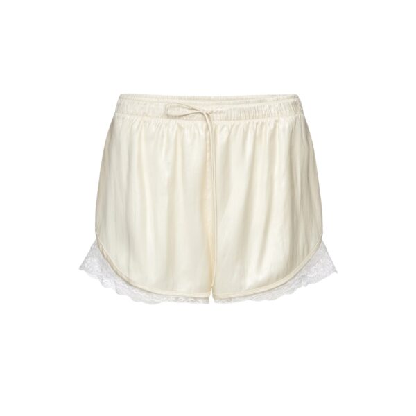 Magda Butrym Lace-trim shorts in cream