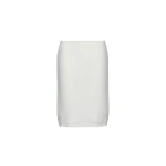 Magda Butrym Layered pencil skirt with lace trim in white