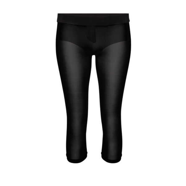 Magda Butrym Low-rise capri pants in black