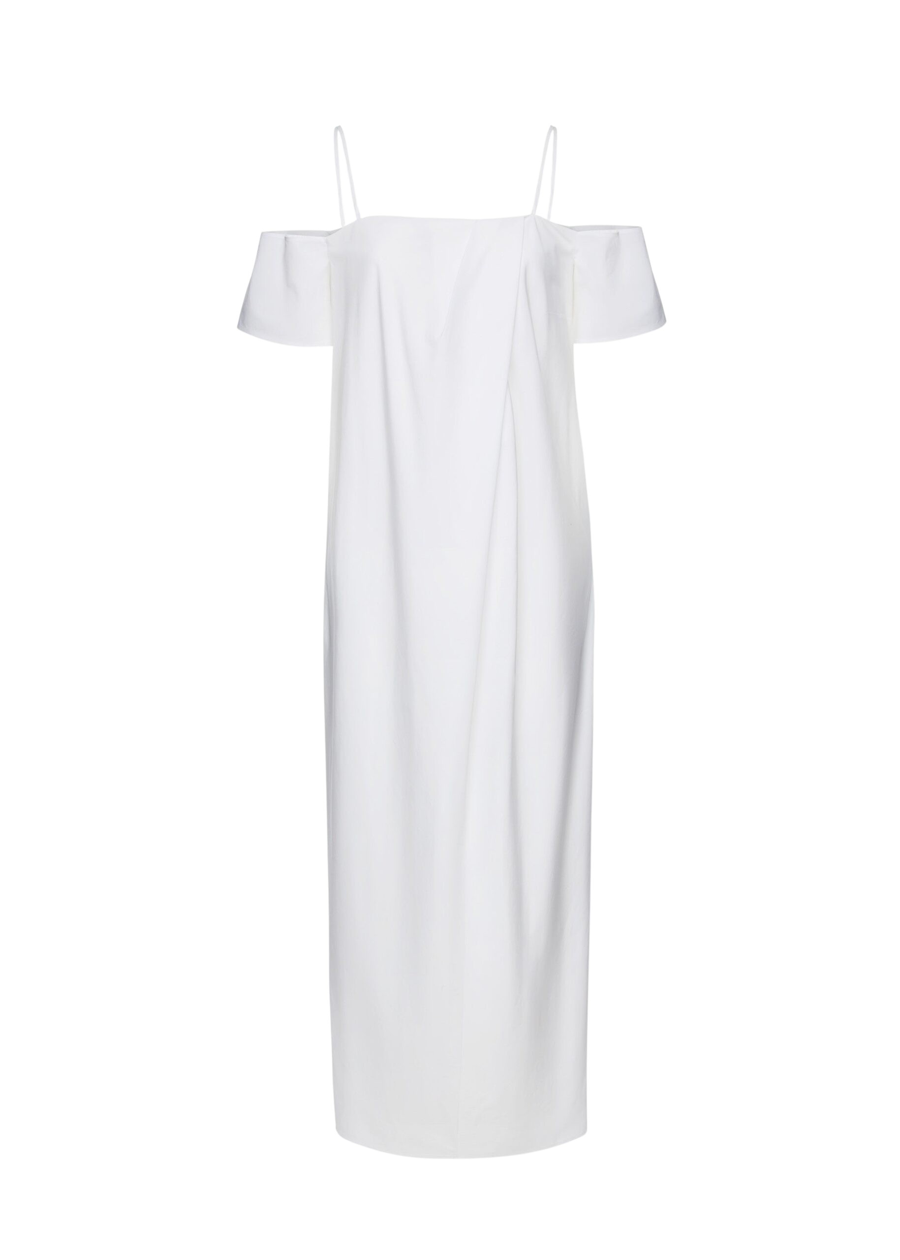 Magda Butrym Off-shoulder cotton maxi dress in white