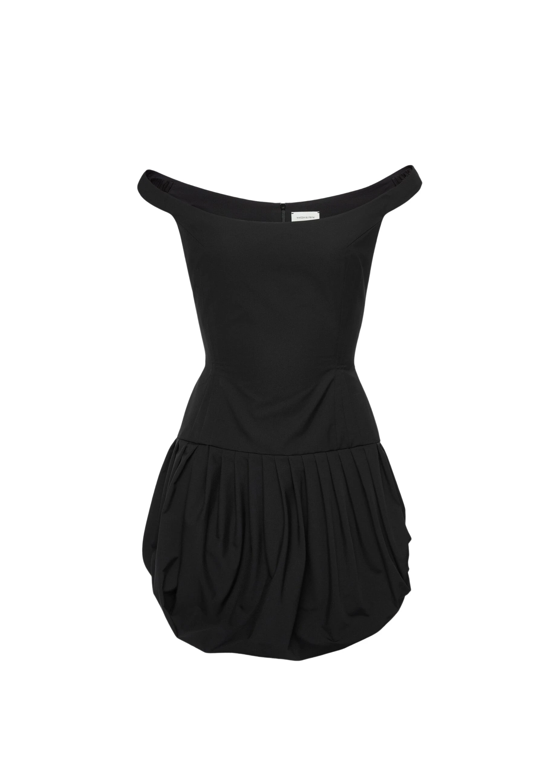 Magda-Butrym-Off-shoulder-puff-skirt-mini-dress-in-black-scaled46676_nobg Magda Butrym Off-shoulder puff skirt mini dress in black