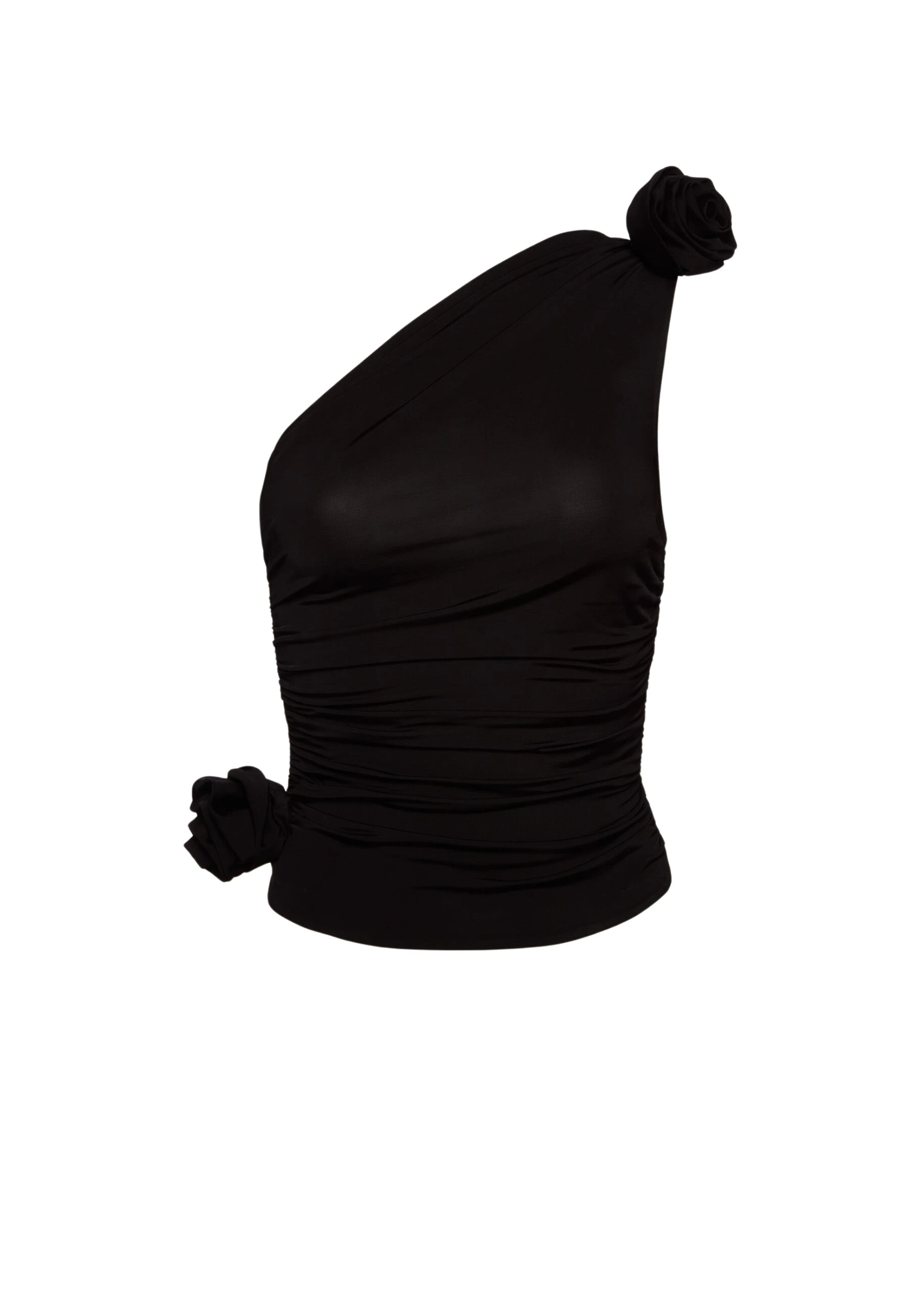 Magda-Butrym-One-shoulder-tshirt-in-black-scaled34891_nobg Magda Butrym One shoulder tshirt in black