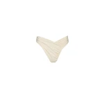 Magda Butrym Ruched asymmetric swim bottom in cream