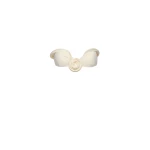Magda Butrym Sculptural bandeau swim top in cream