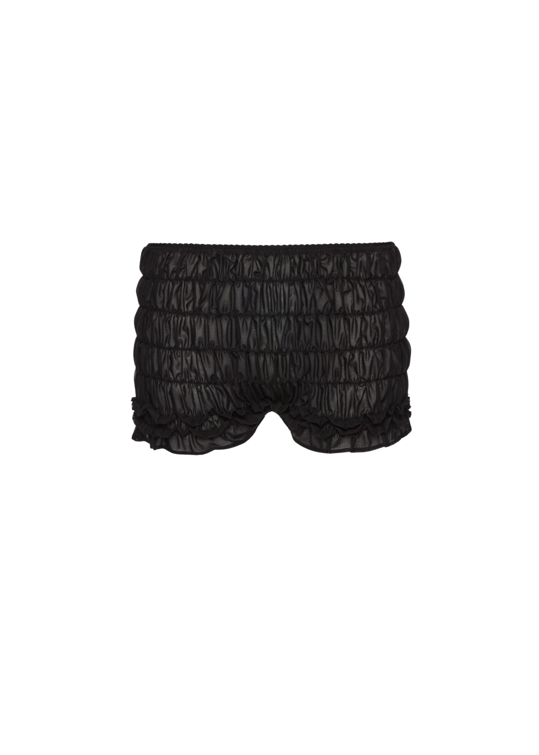 Magda-Butrym-Shirred-short-briefs-in-black-scaled13990_nobg Magda Butrym Shirred short briefs in black