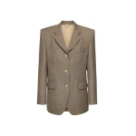 Magda Butrym Single-breasted wool and mohair blazer in beige