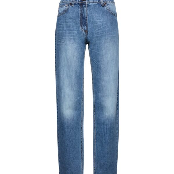 Magda Butrym Straight-leg denim pants in light blue