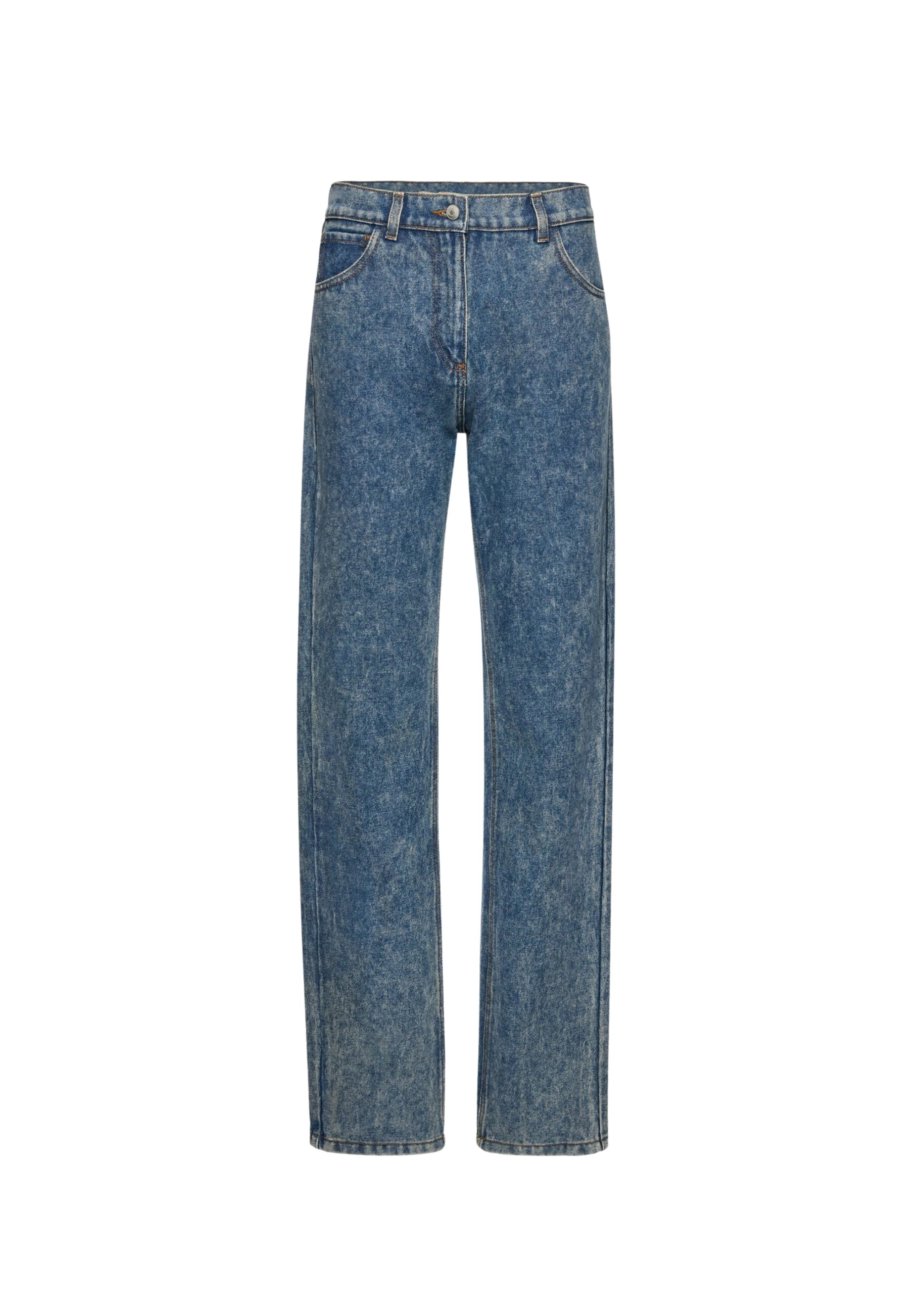 Magda Butrym Straight-leg denim pants in vintage blue