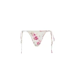 Magda Butrym String tie swim bottom in cream floral print