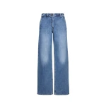 Magda Butrym Wide-leg denim trousers in dark blue