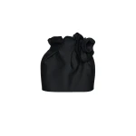 Magda Butrym Wool and silk flower-detail mini skirt in black