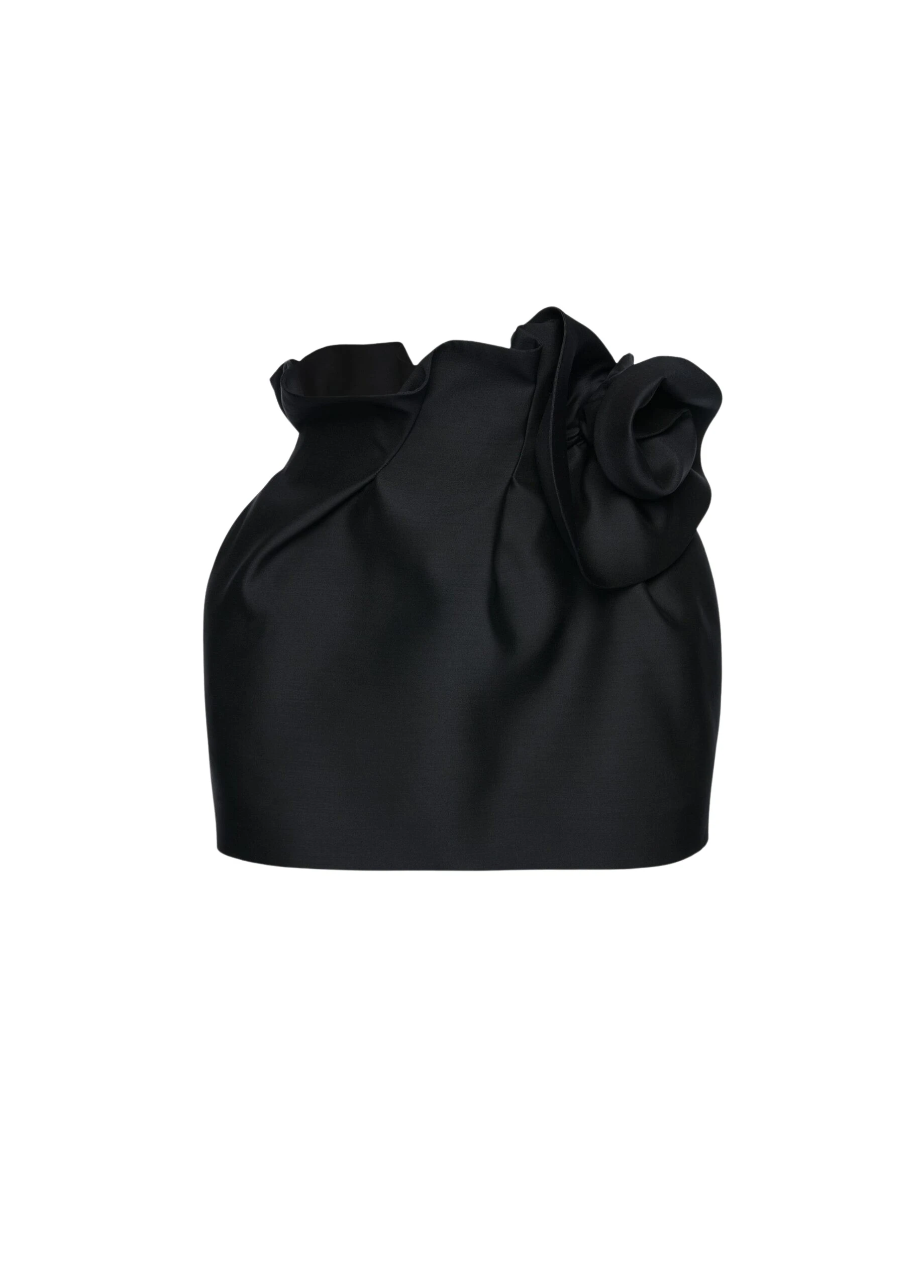Magda-Butrym-Wool-and-silk-flower-detail-mini-skirt-in-black-scaled84004_nobg Magda Butrym Wool and silk flower-detail mini skirt in black