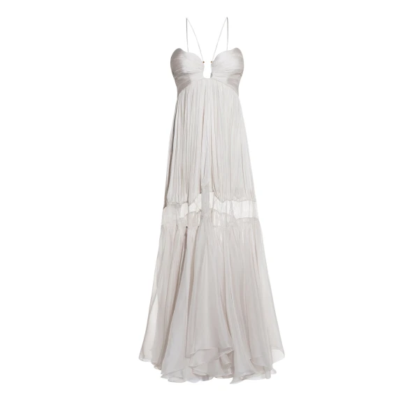 Maria Lucia Hohan Jara Gown in Moonbeam