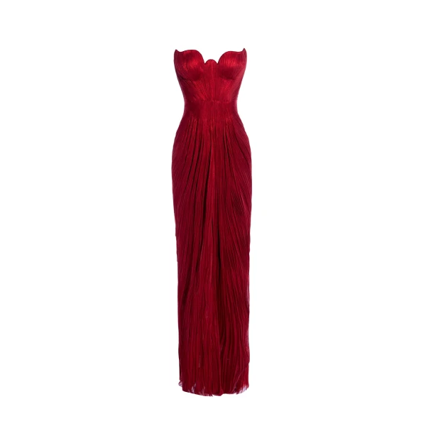 Maria Lucia Hohan Jasleen Vetiver Gown