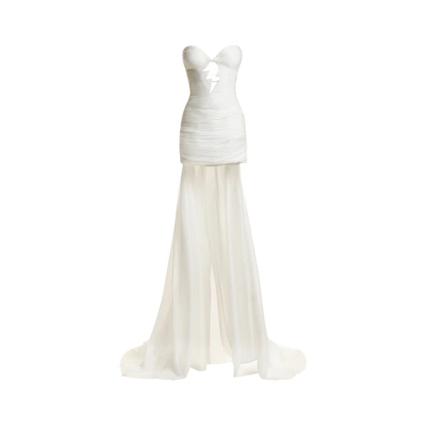 Maria Lucia Hohan Lovestruck Gown in Pearl White