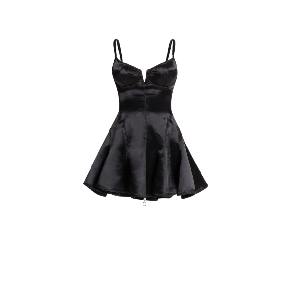 Maria Lucia Hohan Paris Mini Dress in Mascara