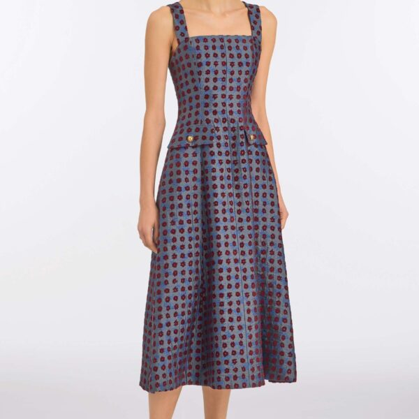 Markarian Teal Tapestry Dress