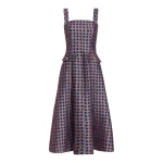 Markarian Birdie Teal Tapestry Midi Dress