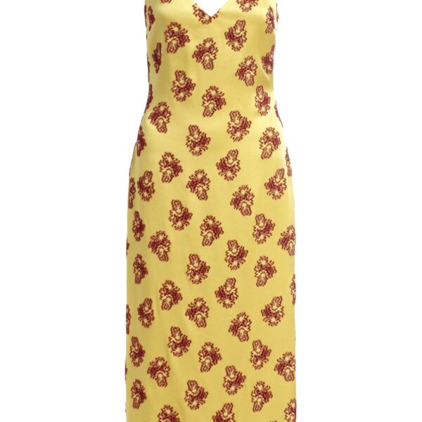 Dancing Queen Citrine Midi Dress