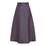Markarian Frances Teal Tapestry Midi Skirt