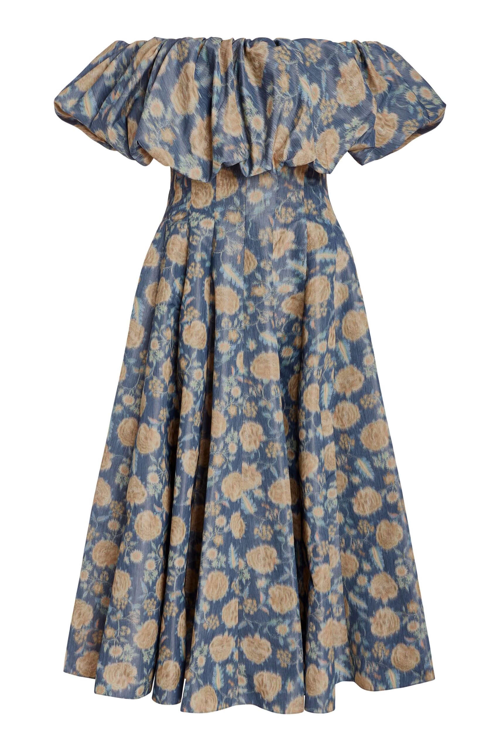 Markarian Freesia Dusk Marigold Ikat Midi Dress - Dresses - New York Luxury Occasion Wear at Coveti Markarian Freesia Dusk Marigold Ikat Midi Dress