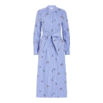 Markarian Gazania Sequin Embroidery Shirt Dress