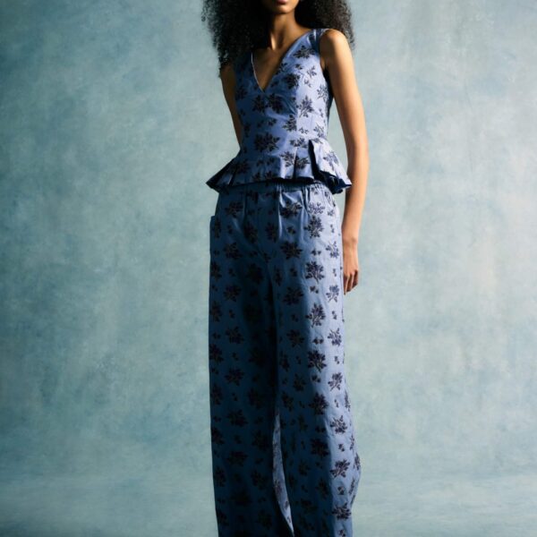 Markarian Navy Bouquet Top