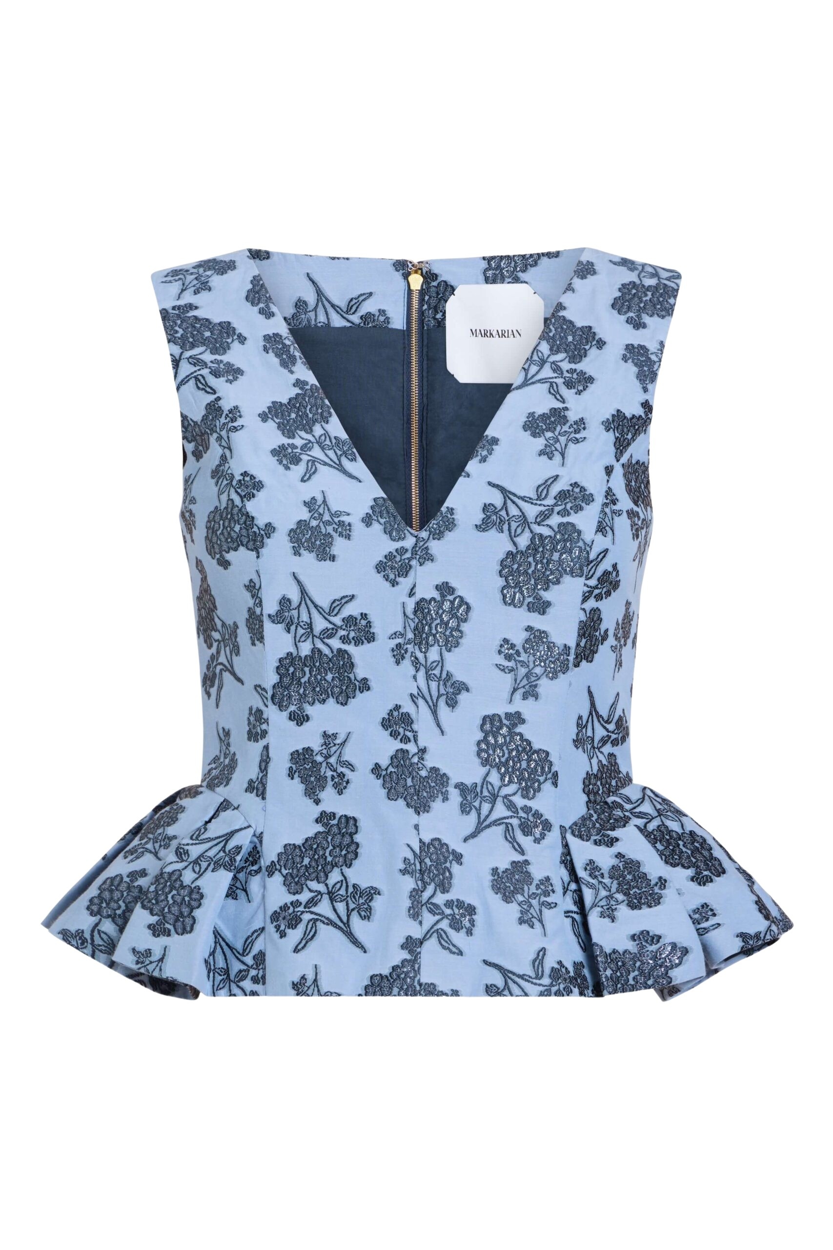 Markarian Jasminium Navy Bouquet Top