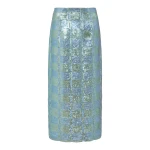 Markarian Lucida Gingham Sequin Skirt