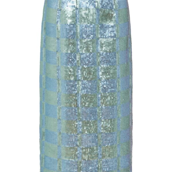 Markarian Lucida Gingham Sequin Skirt