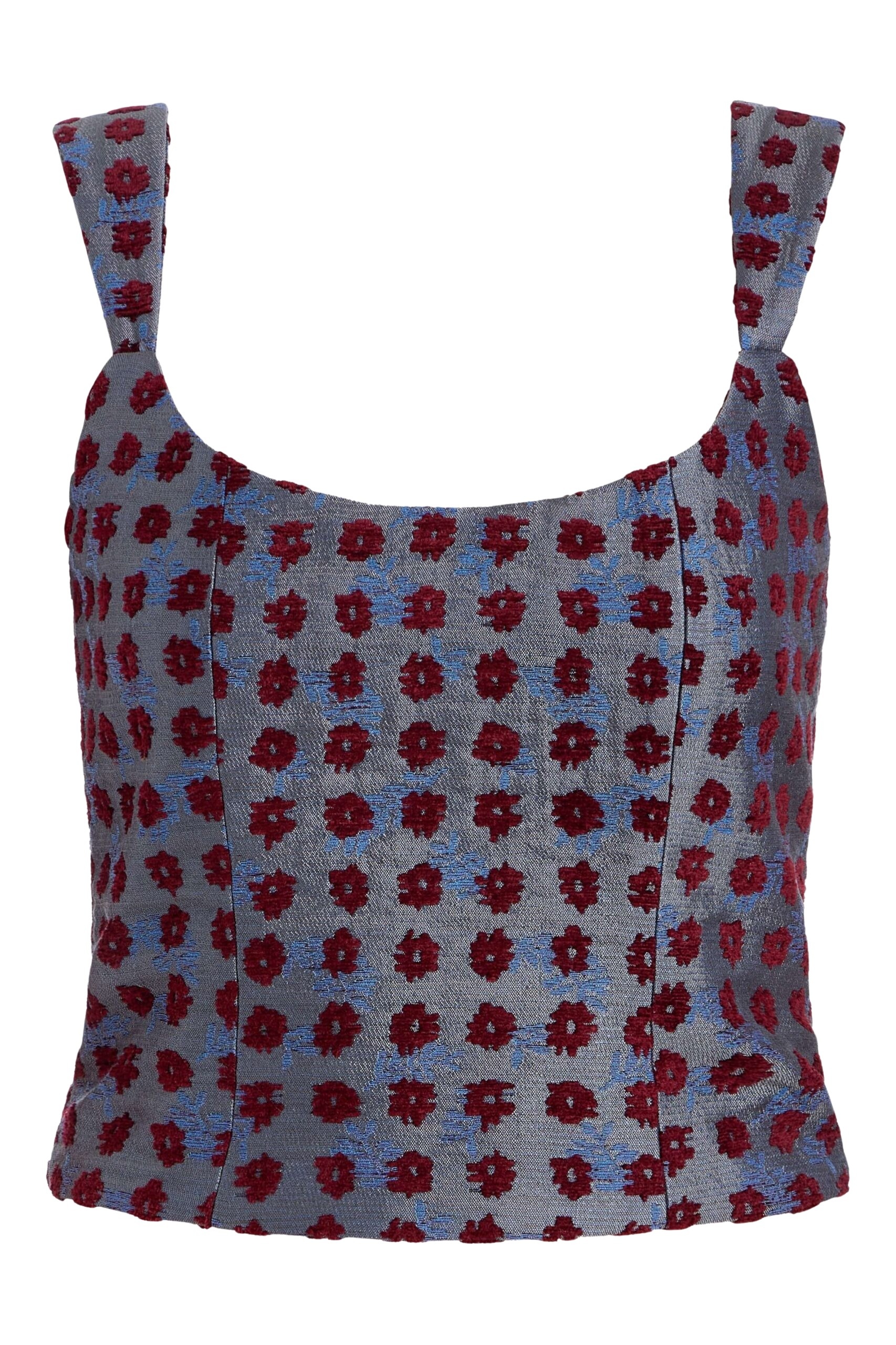 Markarian Maisie Teal Tapestry Top