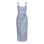 Markarian Marla Lace Wrap Skirt Midi Dress