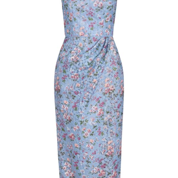 Markarian Marla Lace Wrap Skirt Midi Dress
