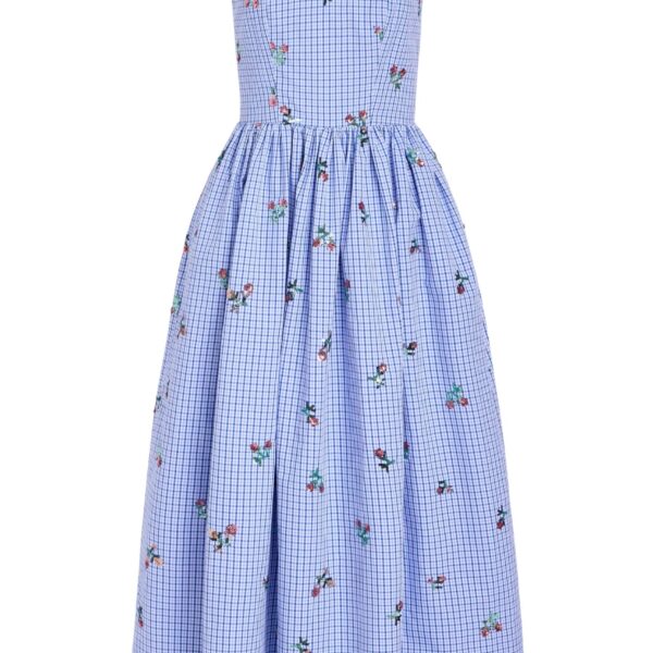 Markarian Nara Sequin Embroidery Midi Dress