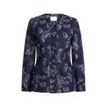 Markarian Savane Floral Denim Jacket Top