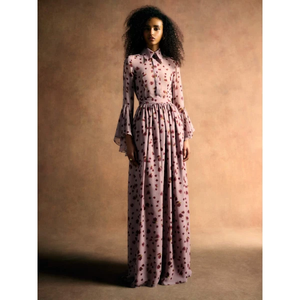 Markarian Wilma Dusty Rose Button Down Top, view 5