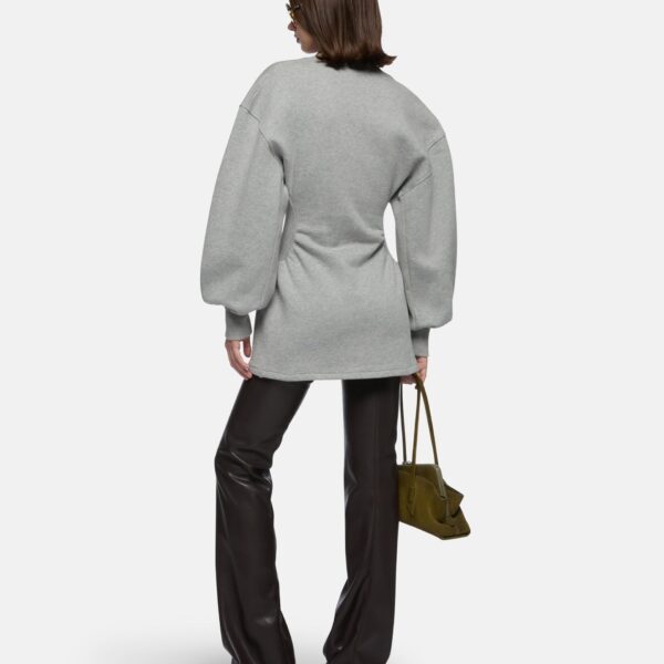 Attico melange grey dress